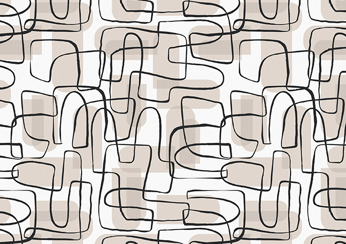 Meander, Beige - Roller Blind - Image 6